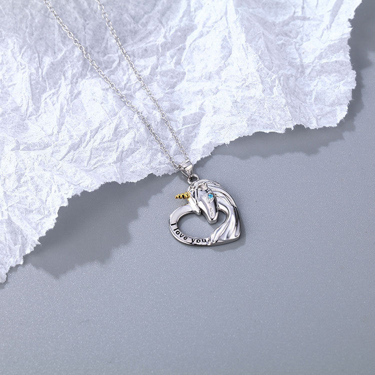 925 sterling silver unicorn pendant necklace set of 5