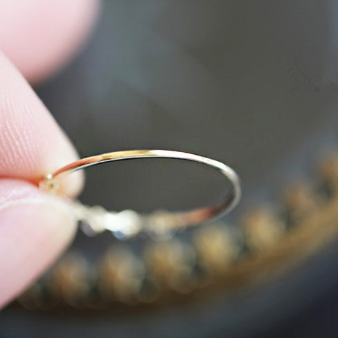 925 sterling silver sparkling zircon rings Set of 5