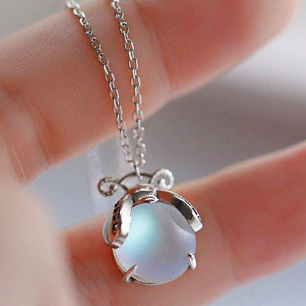 cheap jewelry resin stones firefly brass pendant necklaces Set of 5