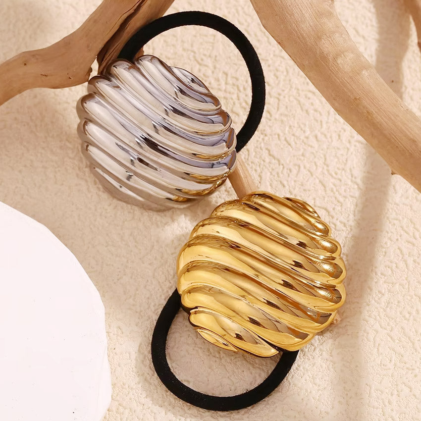 Round metal hair ties rope