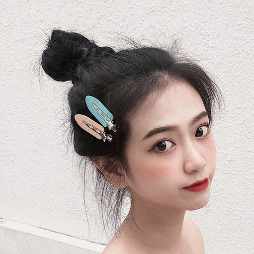 Wholesale 4pcs/pack hair accessories creaseless hairpin flat hair clips (5 sets)