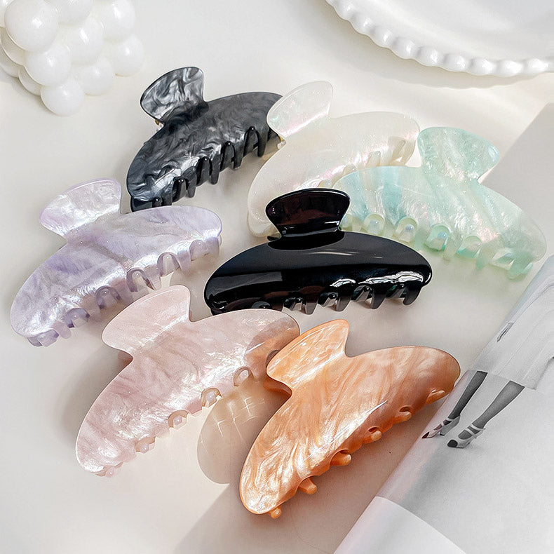 Women acrylic hair accessories acetate claw hair clips (5 pcs)