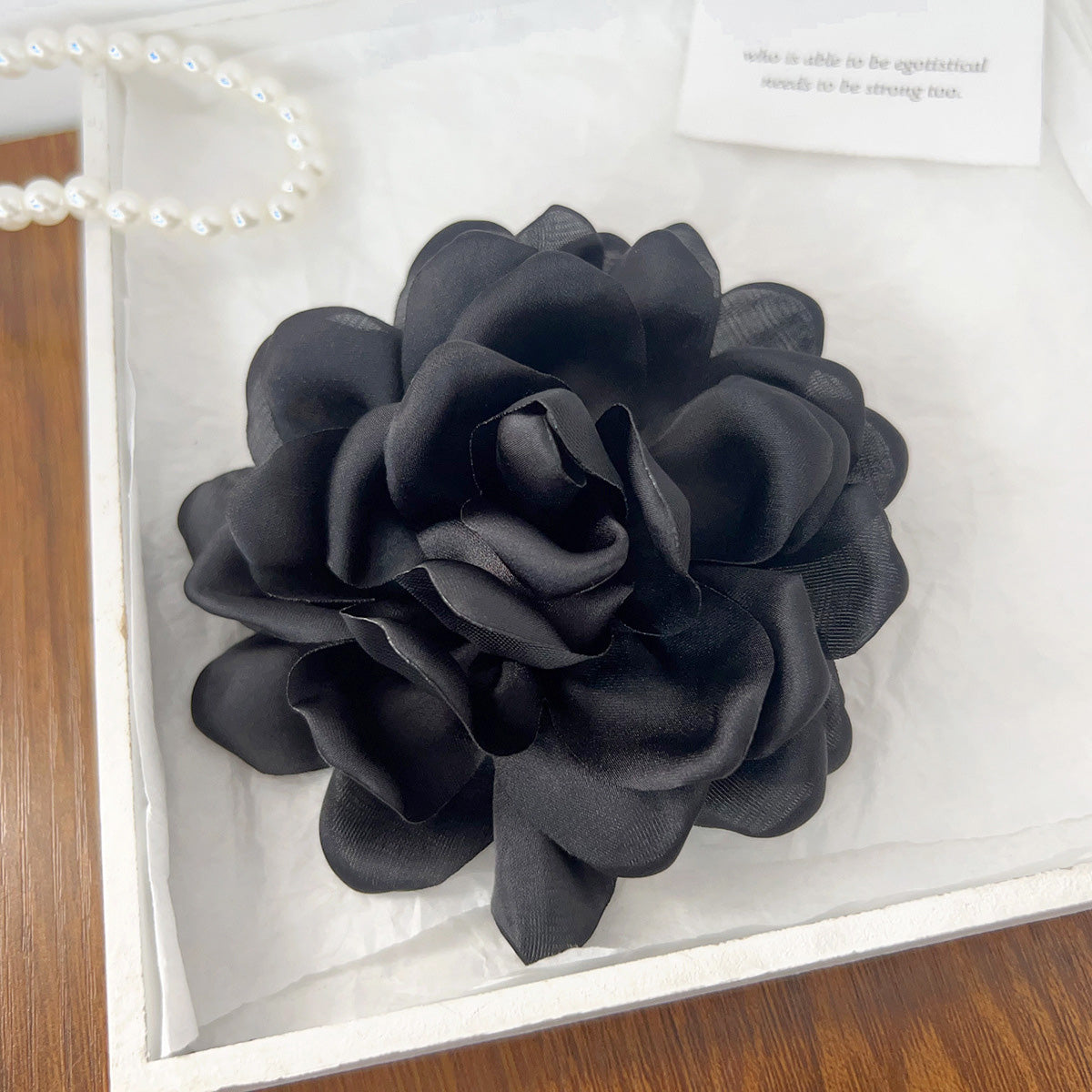 Wholesale beach accessories big rose flower side hair clips (5 pcs)