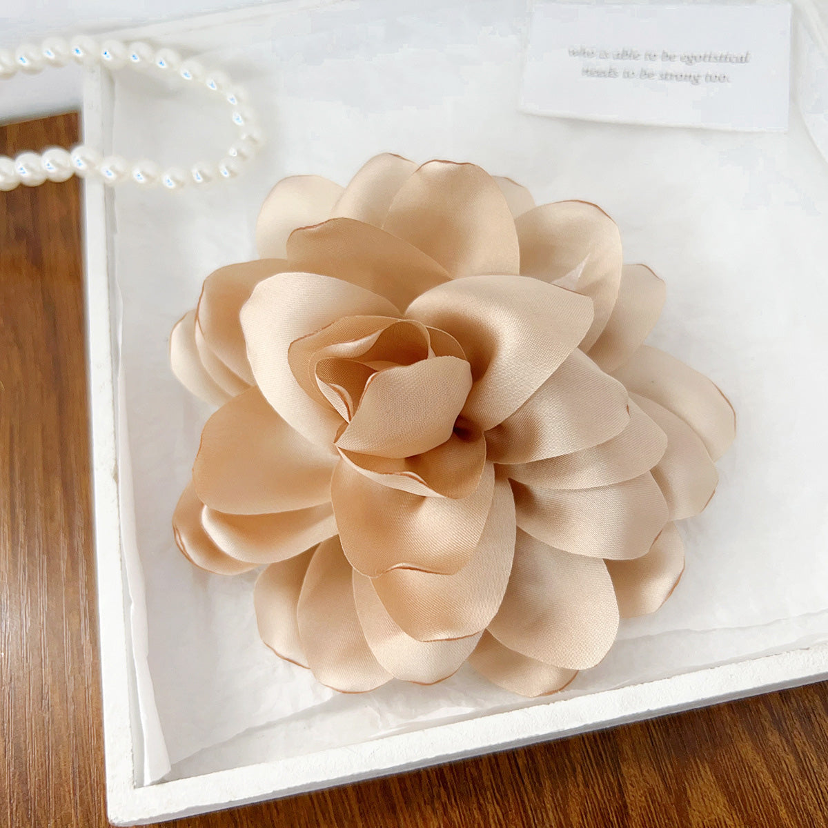 Wholesale beach accessories big rose flower side hair clips (5 pcs)