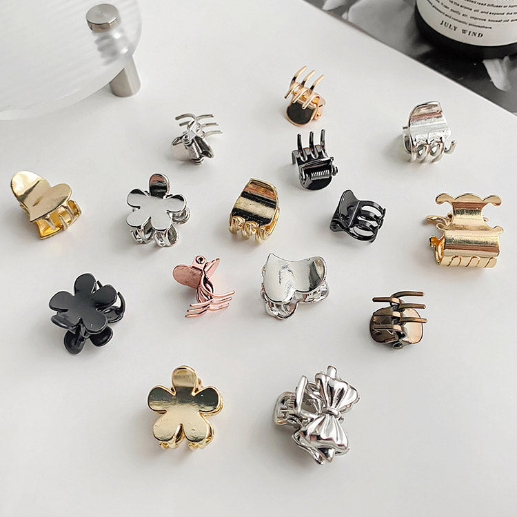 10pcs/pack headwear mini metal alloy small hair claw clips (5 sets)