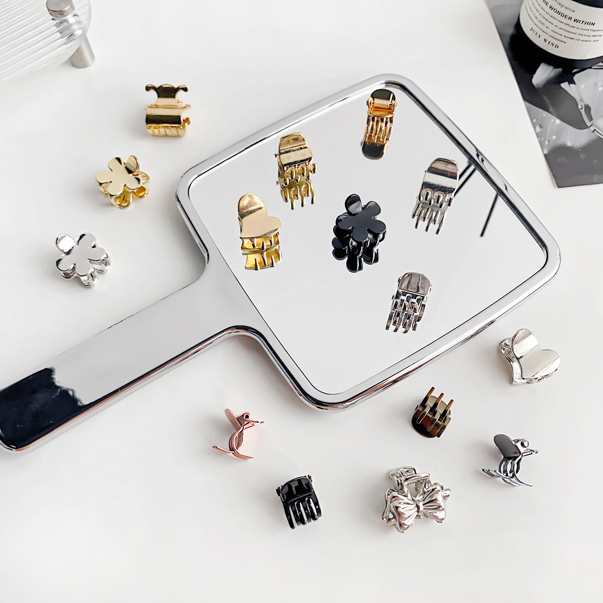 10pcs/pack headwear mini metal alloy small hair claw clips (5 sets)