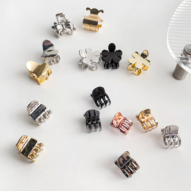 10pcs/pack headwear mini metal alloy small hair claw clips (5 sets)