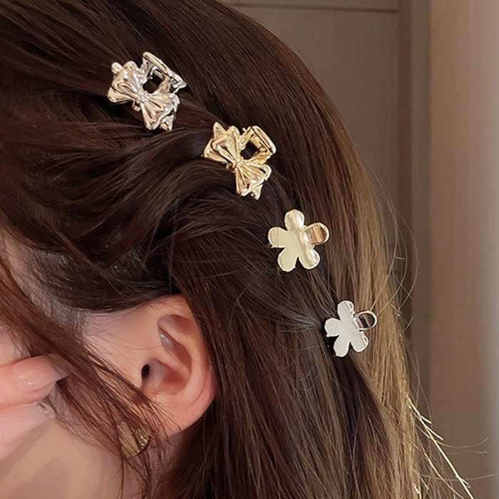 10pcs/pack headwear mini metal alloy small hair claw clips (5 sets)