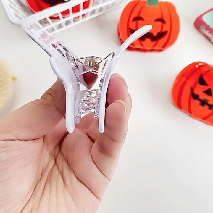 Plastic Terror ghost pumpkin Halloween hair crab clip hairpin headwear (5 pcs)