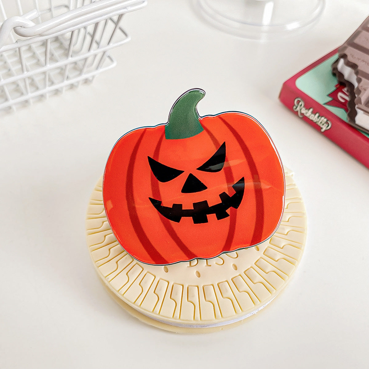 Plastic Terror ghost pumpkin Halloween hair crab clip hairpin headwear (5 pcs)