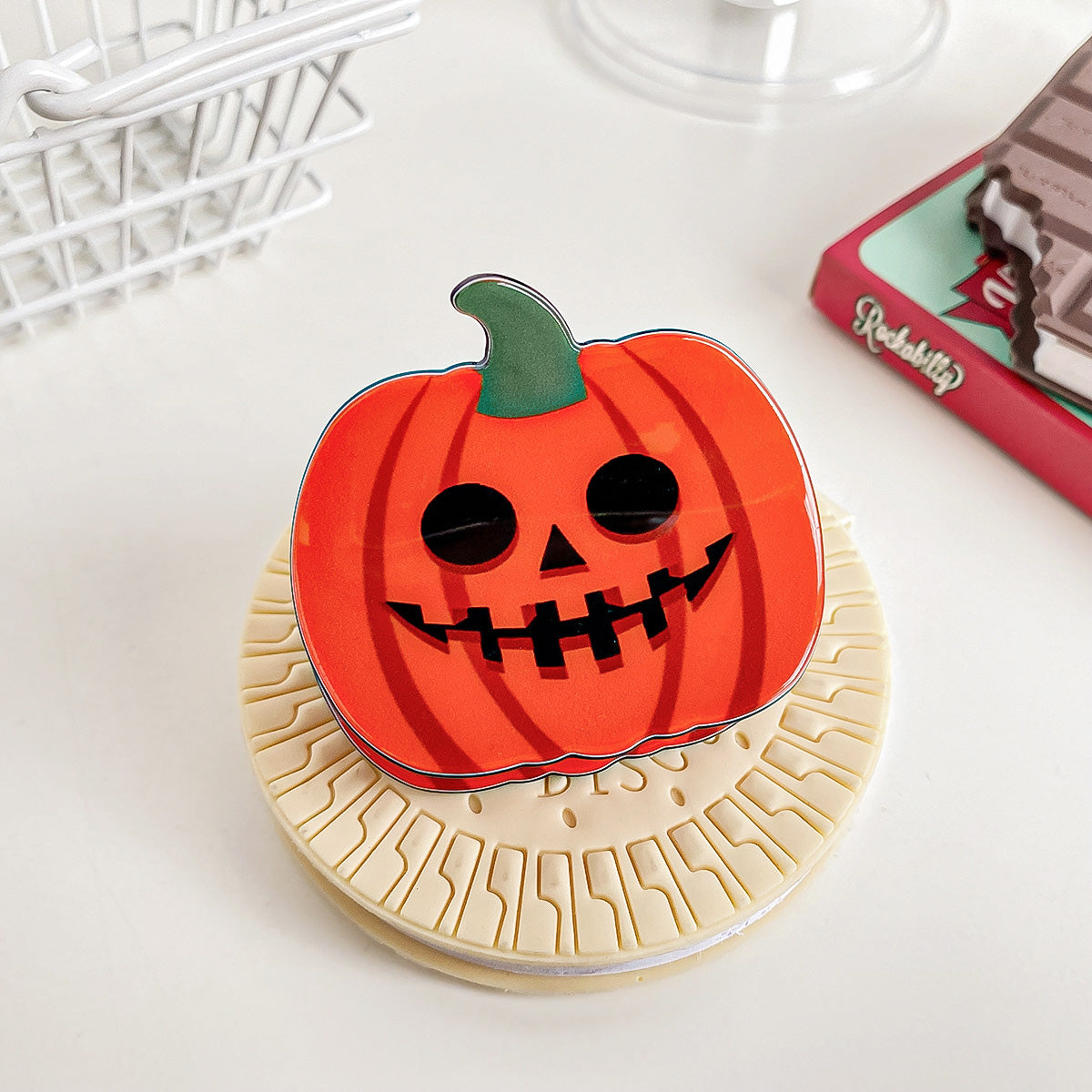 Plastic Terror ghost pumpkin Halloween hair crab clip hairpin headwear (5 pcs)