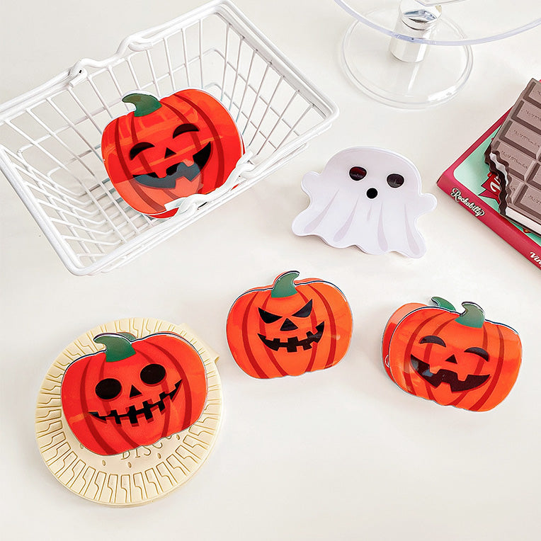 Plastic Terror ghost pumpkin Halloween hair crab clip hairpin headwear (5 pcs)