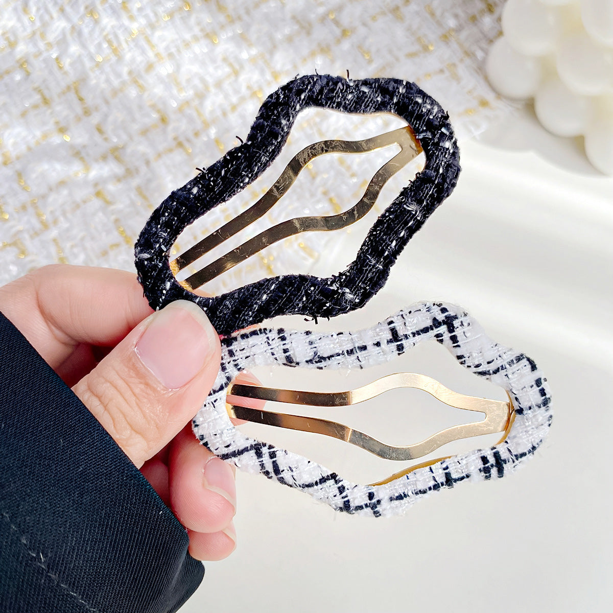 Girl hairpin headwear cloud shape barrette snap hair clips (5 pcs)
