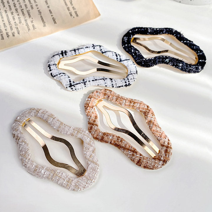 Girl hairpin headwear cloud shape barrette snap hair clips (5 pcs)