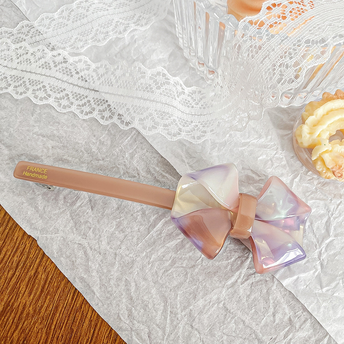 Acetic acid acetate hairpin bow knot barrette hair clips(5 pcs)