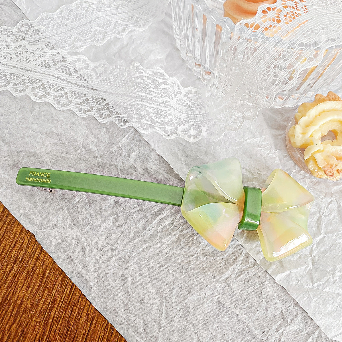 Acetic acid acetate hairpin bow knot barrette hair clips(5 pcs)
