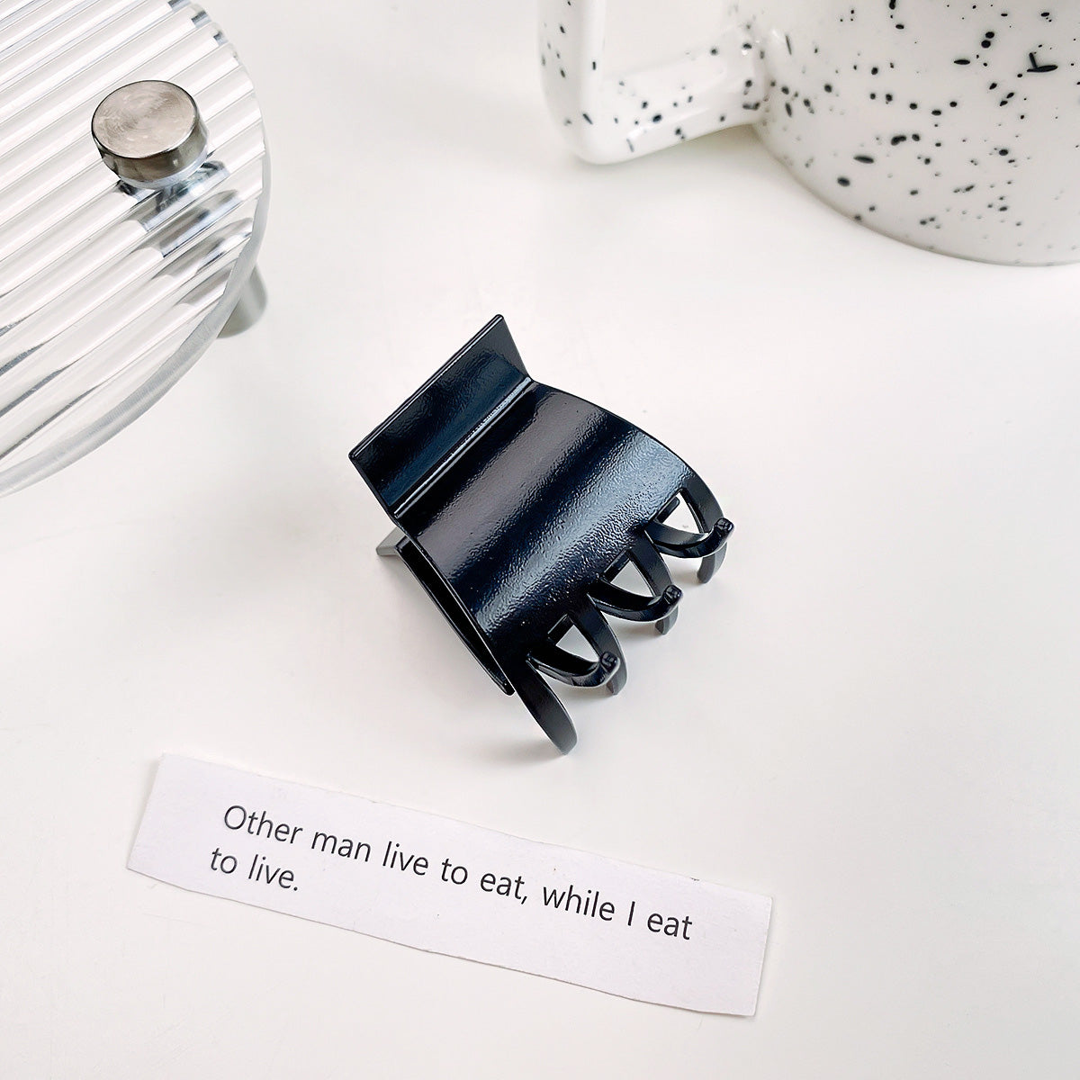 Wholesale price simple design metal ponytail hair clamp clips (5 pcs)