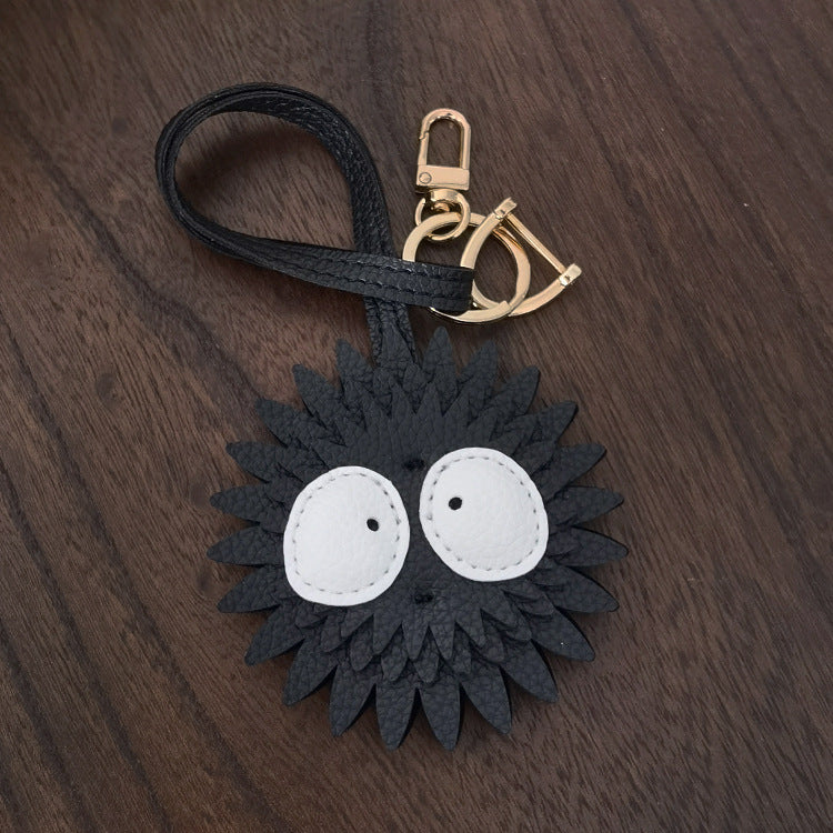 Soot Sprite PU Leather Bag Charm & Car Key Holder (5 pcs)