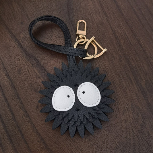 Soot Sprite PU Leather Bag Charm & Car Key Holder (5 pcs)