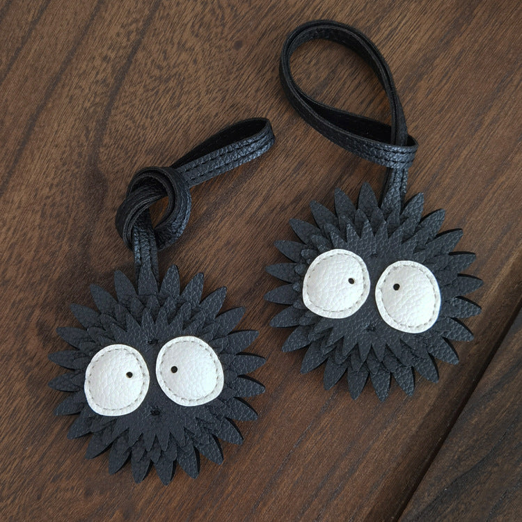 Soot Sprite PU Leather Bag Charm & Car Key Holder (5 pcs)
