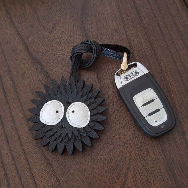 Soot Sprite PU Leather Bag Charm & Car Key Holder (5 pcs)