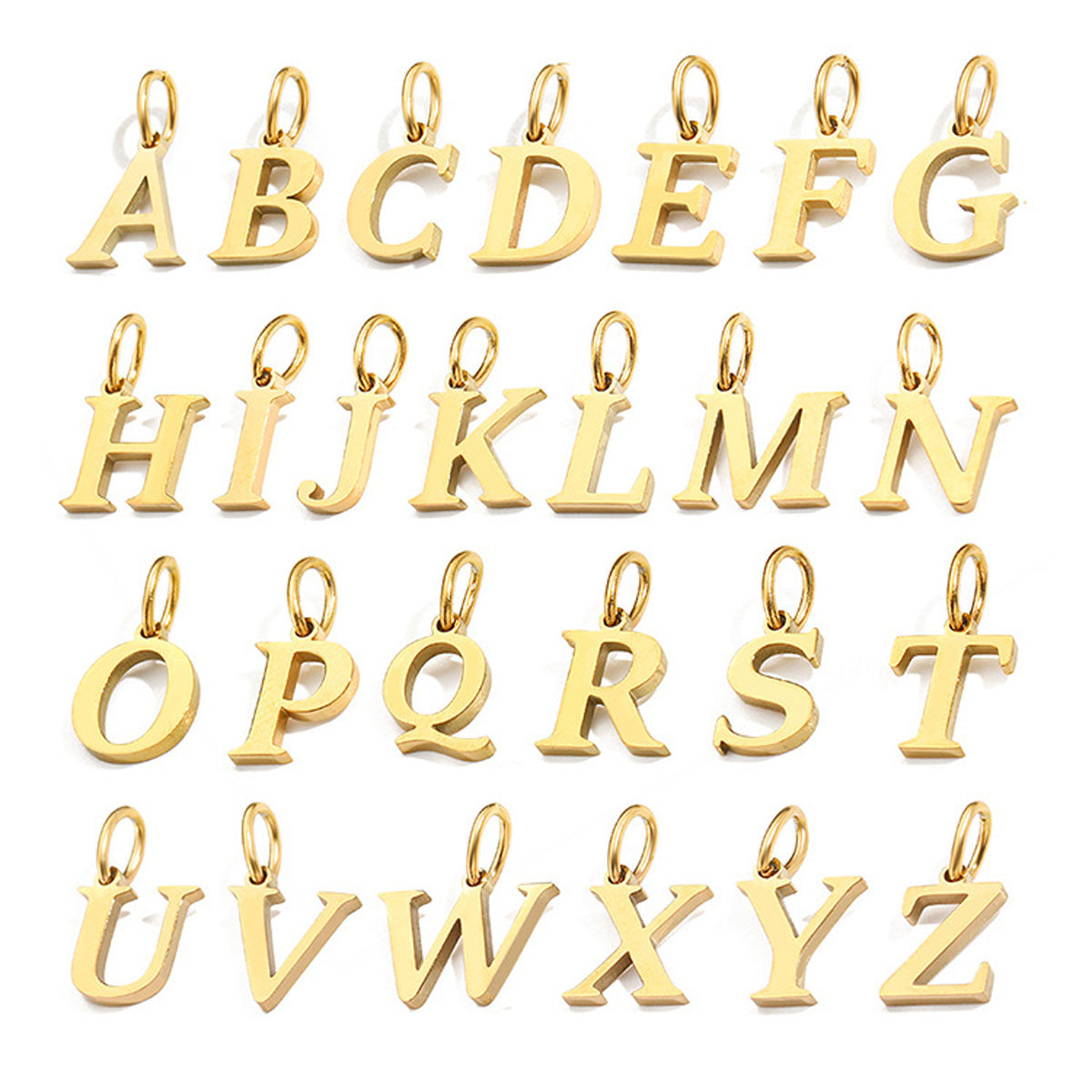 Trendy Minimalist English Letter Necklace Set of 5