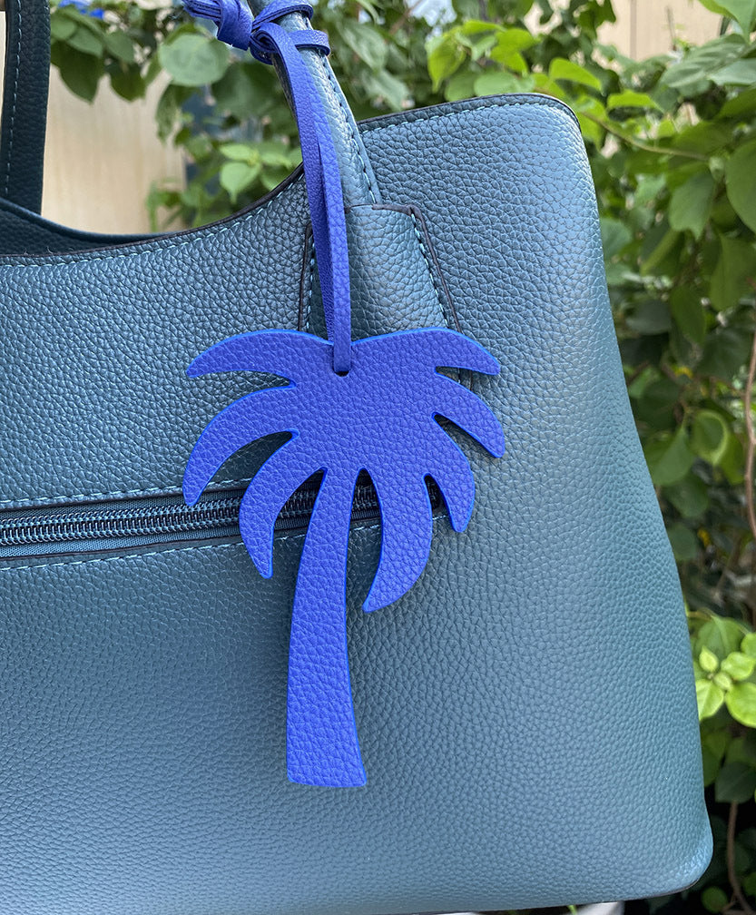 Creative Coconut Tree Leather Cord Keychain (5 pcs)