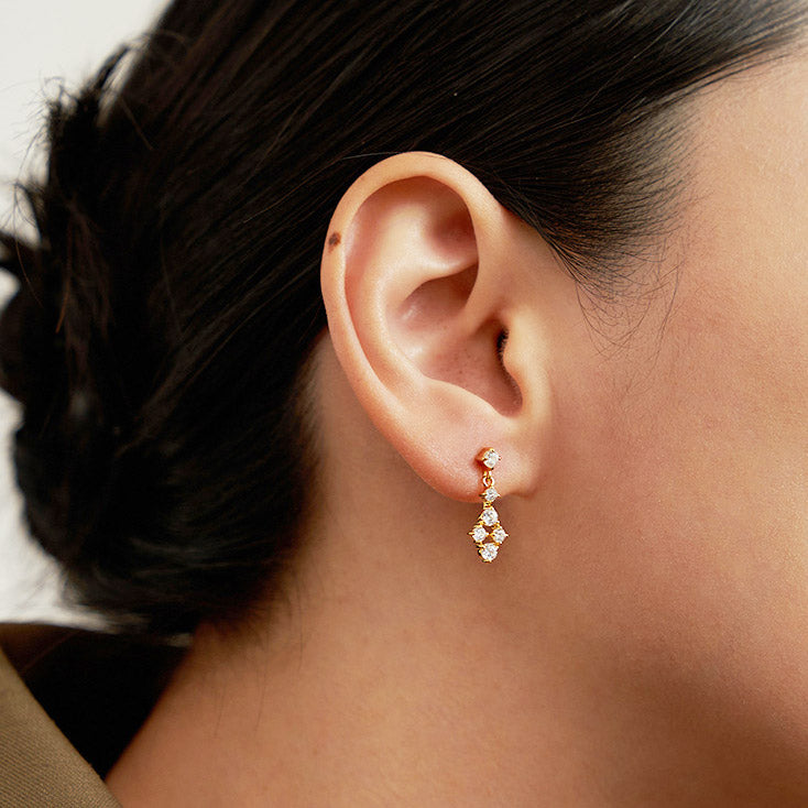 french vintage earrings for women