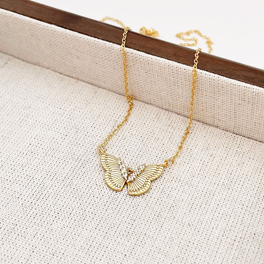925 sterling silver pendant butterfly necklace