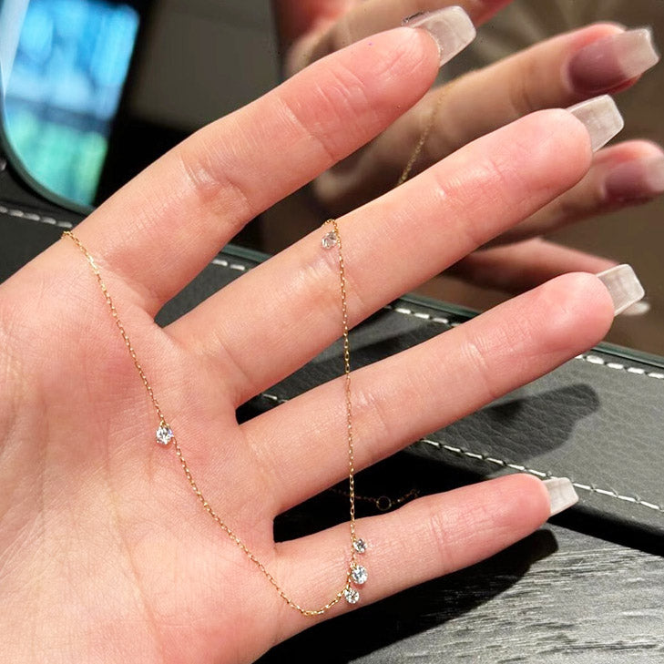 zircon stones 925 silver women necklaces