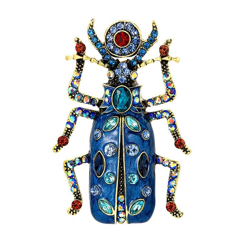 Vintage Beetle Insect Brooch Pin (5 pcs)