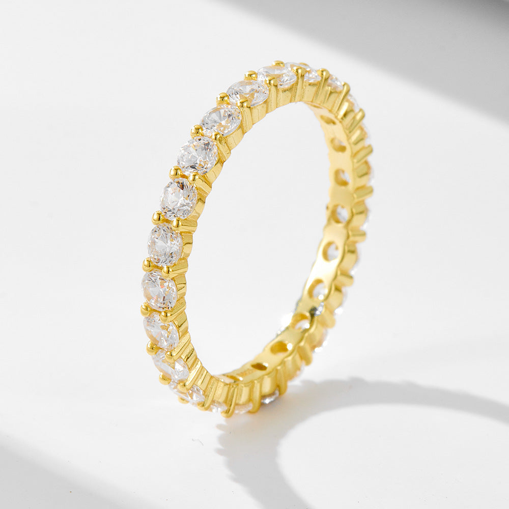 Oval cut cubic zirconia engagement ring wholesale gold plated 925 sterling silver