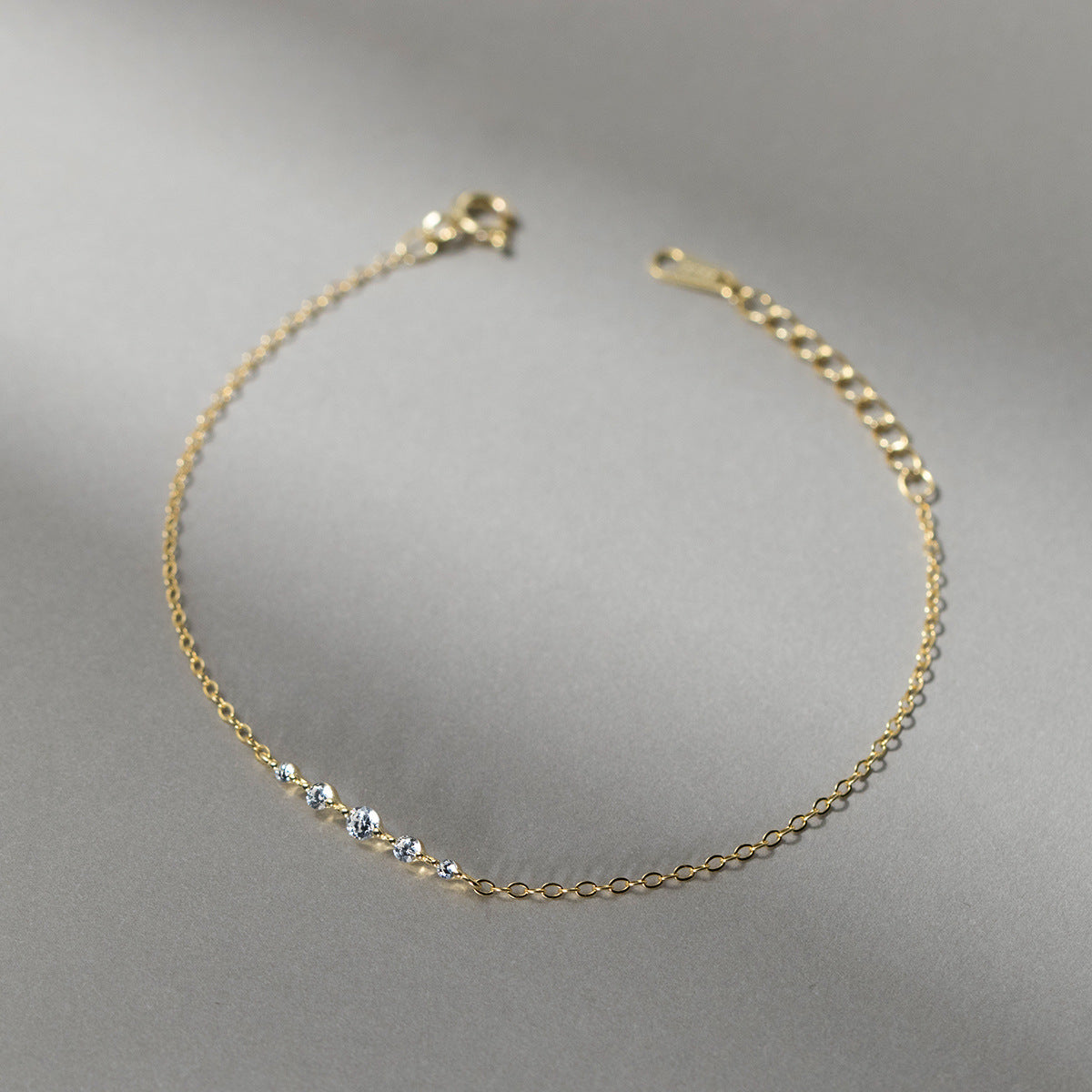 Exquisite Pavé Silver Bracelets Set of 5