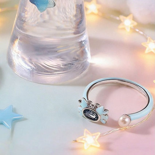 Wholesale Brass Unique Crab Shape Rings 5 Piece Set Daily Fashion Staple