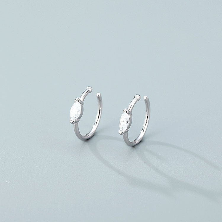 925 sterling silver no piercing nose ring cuff clips (5 pcs)