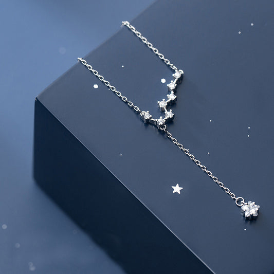 Collier étoile constellation céleste grande Ourse en argent 925 Lot de 10