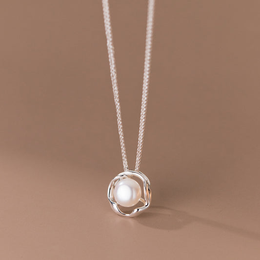 925 single pearl necklace set of 10