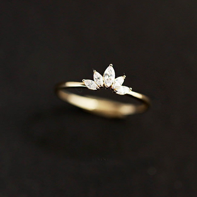 Bague en forme de pétale de lotus en argent 925, lot de 10, bon marché, en vrac