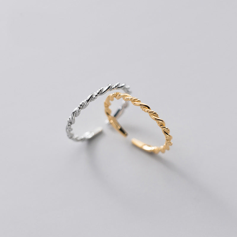 Open Rope Ring 925 sterling silver adjustable thin rope rings Set of 5 – JR Fashion ...