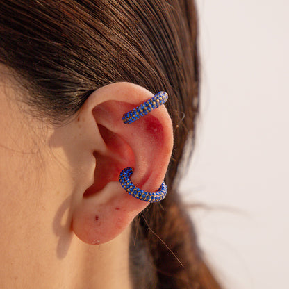 Boucles d'oreilles en forme de triangle à tissage épais en acier inoxydable (10 paires)