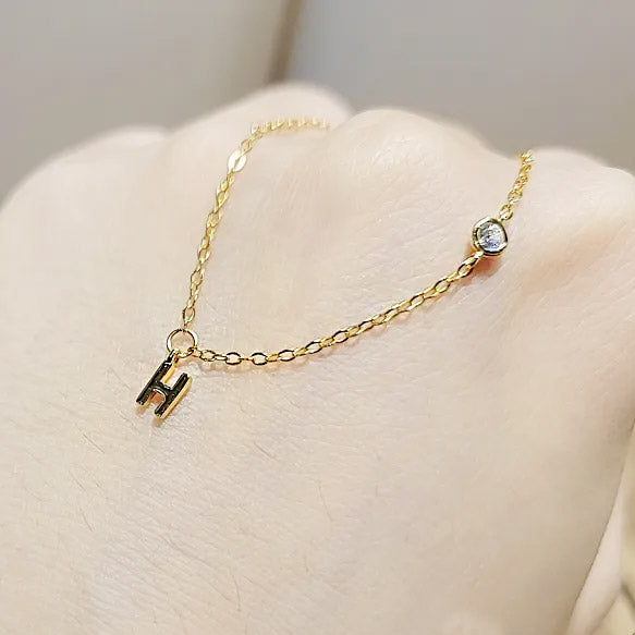 Pulsera con dije de corazón en forma de corazón con cuentas redondas de oro de 18 quilates y plata 925, juego de 10