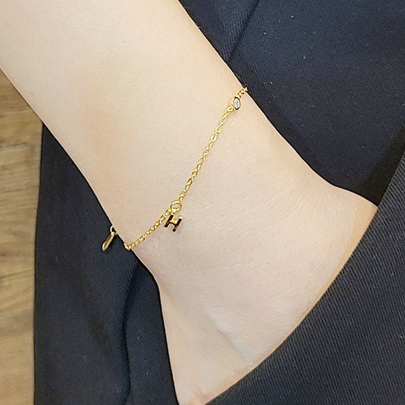 Pulsera con dije de corazón en forma de corazón con cuentas redondas de oro de 18 quilates y plata 925, juego de 10