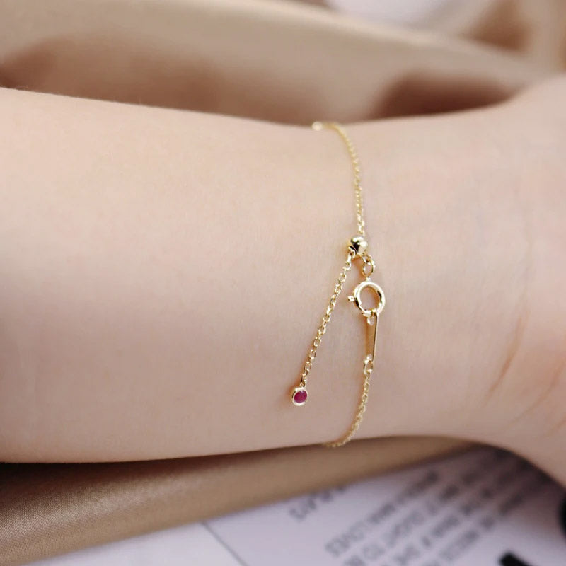 Pulsera con dije de corazón en forma de corazón con cuentas redondas de oro de 18 quilates y plata 925, juego de 10