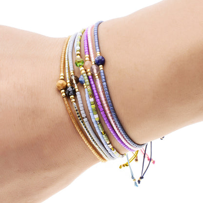 Brazaletes tipo brazalete con ondas curvas chapadas en oro de 18 quilates de acero inoxidable, juego de 10