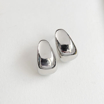 Chunky waterdrop shape stud earrings (5 pairs)