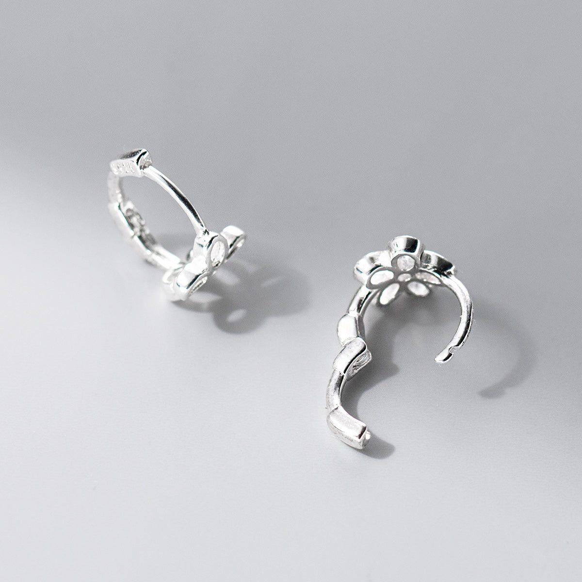 Ear cuff de perlas sin piercing de plata 925 (10 pares)