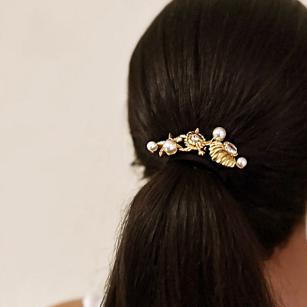 gold Stainless Steel Hair Ties for girl