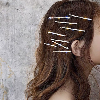 4pcs/pack bling crystal rhinestone hair clip bobby pins (5 Sets)