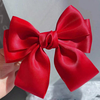 Wholesale girls' vintage bowknot hair alligator clip for ponytail (5 pcs)