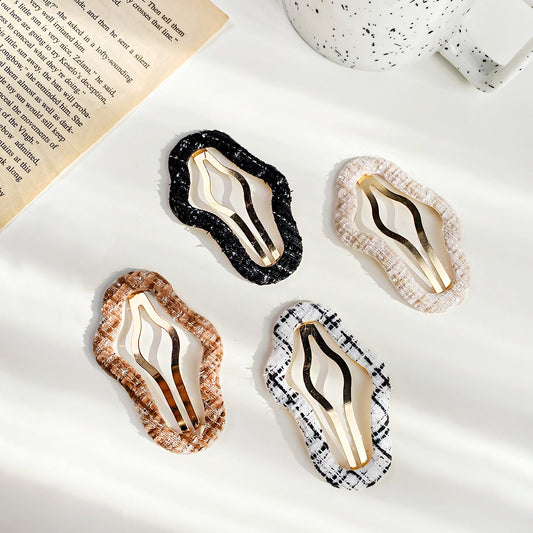 Girl hairpin headwear cloud shape barrette snap hair clips (5 pcs)